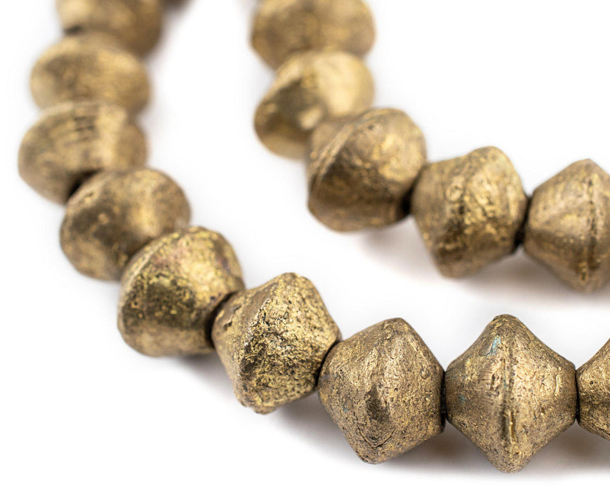 Ghana Brass Saucer Beads (13x14mm) - The Bead Chest