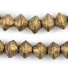 Ghana Brass Saucer Beads (13x14mm)
