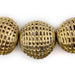 Jumbo Basket Design Brass Filigree Beads (27x28mm) - The Bead Chest