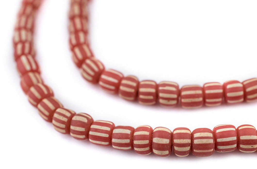 Vintage Orange Java Gooseberry Beads - The Bead Chest