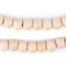 Pastel Orange Bone Mala Beads (10mm) - The Bead Chest