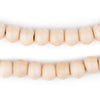 Pastel Orange Bone Mala Beads (10mm)