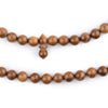 Brown Round Wooden Arabian Prayer Beads (6mm)