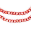 Red Rustic Bone Mala Beads (6mm)