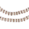 Copper-Inlaid White Bone Mala Beads (6mm)