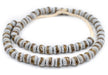 Grey Kente Krobo Beads (11mm) - The Bead Chest