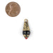 Onyx Brass Capped Locket Pendant (28x10mm) - The Bead Chest