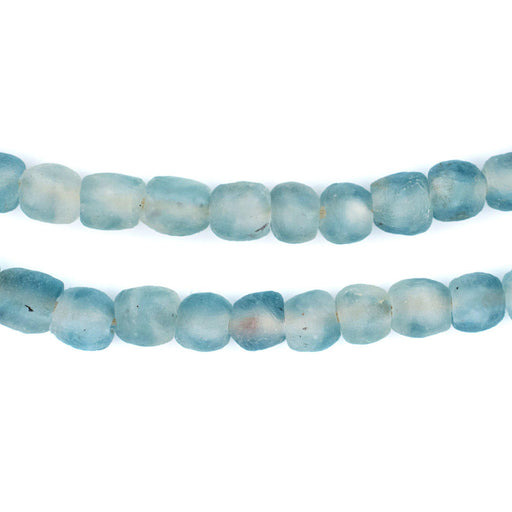 Blue Wave Marine Recycled Glass Beads (7mm) - The Bead Chest