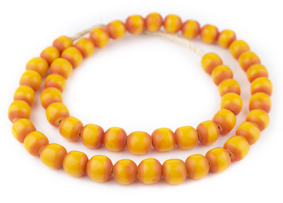 Round Kenya Amber Resin Beads (16mm) - The Bead Chest