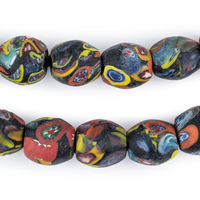 Oval Millefiori Beads (15x13mm) - The Bead Chest