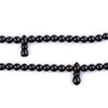 Black Round Wooden Arabian Prayer Beads (4mm)