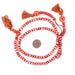 Red Rustic Bone Mala Beads (6mm) - The Bead Chest