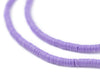 Orchid Purple Vinyl Phono Record Beads (3mm) - The Bead Chest
