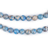 Carolina Blue Sea Sediment Jasper Beads (8mm)
