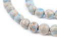 Carolina Blue Sea Sediment Jasper Beads (10mm) - The Bead Chest