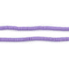 Orchid Purple Vinyl Phono Record Beads (3mm)