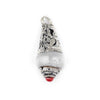 Pearl Silver Capped Locket Pendant (28x10mm)