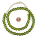 Lime Green Recycled Glass Beads (11mm) - The Bead Chest