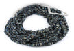 Dark Roman Glass Heishi Beads (5mm) - The Bead Chest