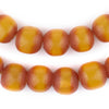 Sunrise Round Kenya Amber Resin Beads (14mm)