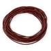 1.0mm Brown Round Leather Cord (15ft) - The Bead Chest