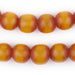 Tangerine Kenya Amber Resin Beads (22mm) - The Bead Chest