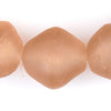 Super Jumbo Rose Bicone Recycled Glass Beads (34mm)