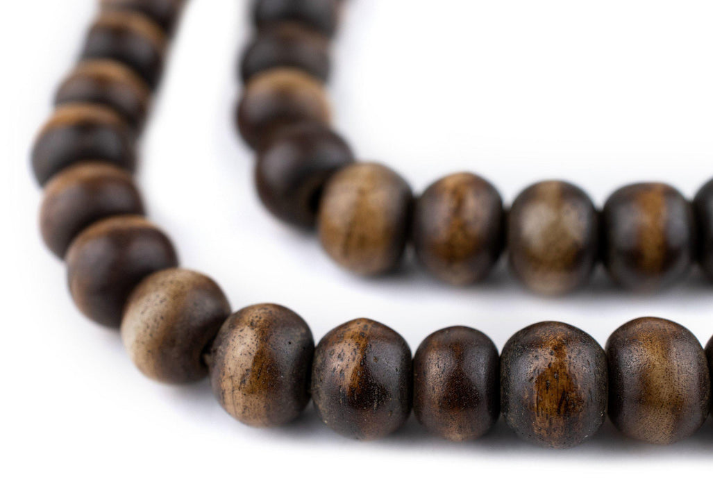Brown Rustic Bone Mala Beads (10mm) - The Bead Chest