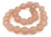 Super Jumbo Rose Bicone Recycled Glass Beads (34mm) - The Bead Chest