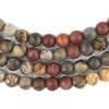 Round Creek Jasper Beads (Large Hole) (8mm)