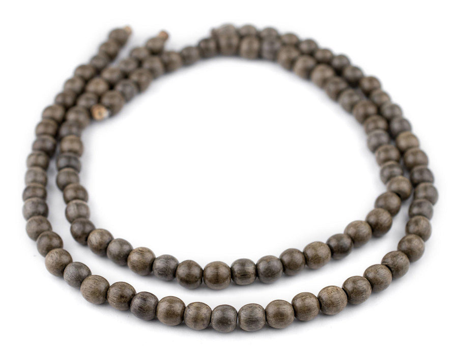 Round Natural Graywood Beads (8mm) - The Bead Chest