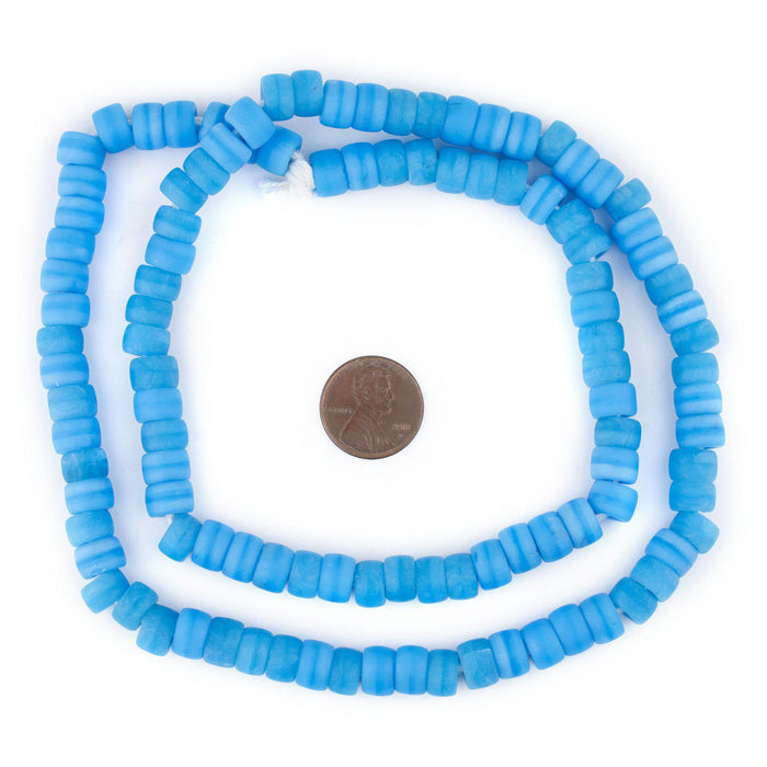 Cornflower Blue Padre Beads (8mm) - The Bead Chest