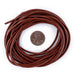 2.0mm Brown Round Leather Cord (15ft) - The Bead Chest