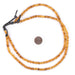 Amber Saucer Horn Beads (6mm) - The Bead Chest