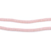 Pastel Pink Vinyl Phono Record Beads (3mm)