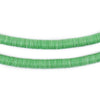 Green Vinyl Phono Record Beads (6mm)
