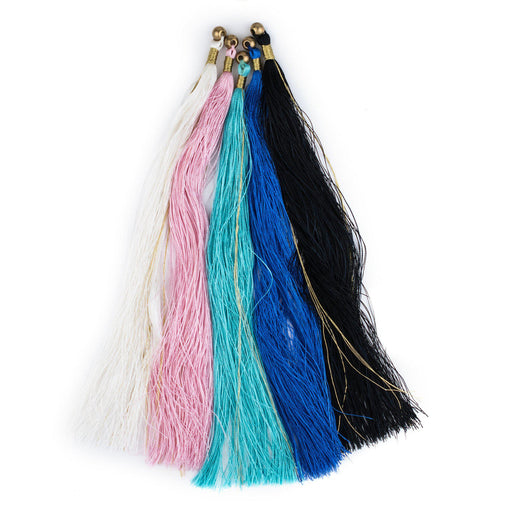 Silk Tassel 18cm Variety Pack (5 Pieces) - The Bead Chest
