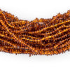 Authentic Translucent Amber Chip Beads (4mm)
