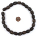 Antiqued Tibetan Eye Oval Agate Beads (15x12mm) - The Bead Chest