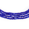 Translucent Cobalt Blue Matte Glass Seed Beads (3mm)