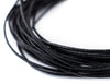 0.8mm Black Round Leather Cord (15ft)