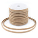 4.0mm Beige Flat Suede Leather Cord (75ft) - The Bead Chest