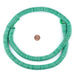 Turquoise Vinyl Phono Record Beads (14mm) - The Bead Chest