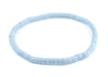 Light Blue African Vinyl Stretch Bracelet