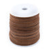5.0mm Brown Flat Suede Leather Cord (75ft) - The Bead Chest