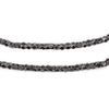 Midnight Brass Diamond Cut Beads (3mm)