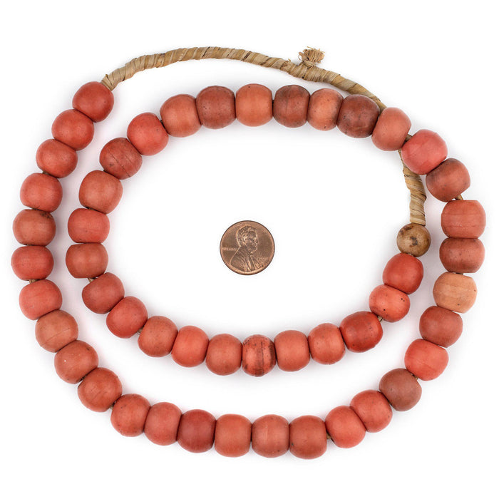 Vintage Faux Coral Olombo Beads - The Bead Chest