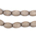 Brown Oval Natural Wood Beads (15x10mm) - The Bead Chest
