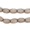 Brown Oval Natural Wood Beads (15x10mm)