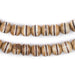 Copper-Inlaid Rustic Bone Mala Beads (10mm) - The Bead Chest